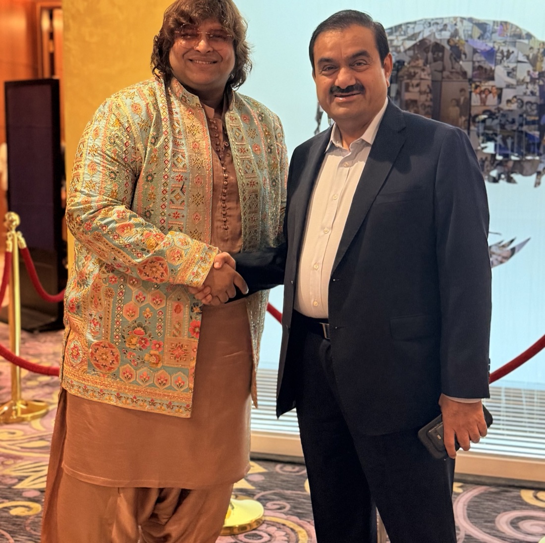 Naza Saab at a corporate engagement at Adani Corporate House, Ahmedabad
