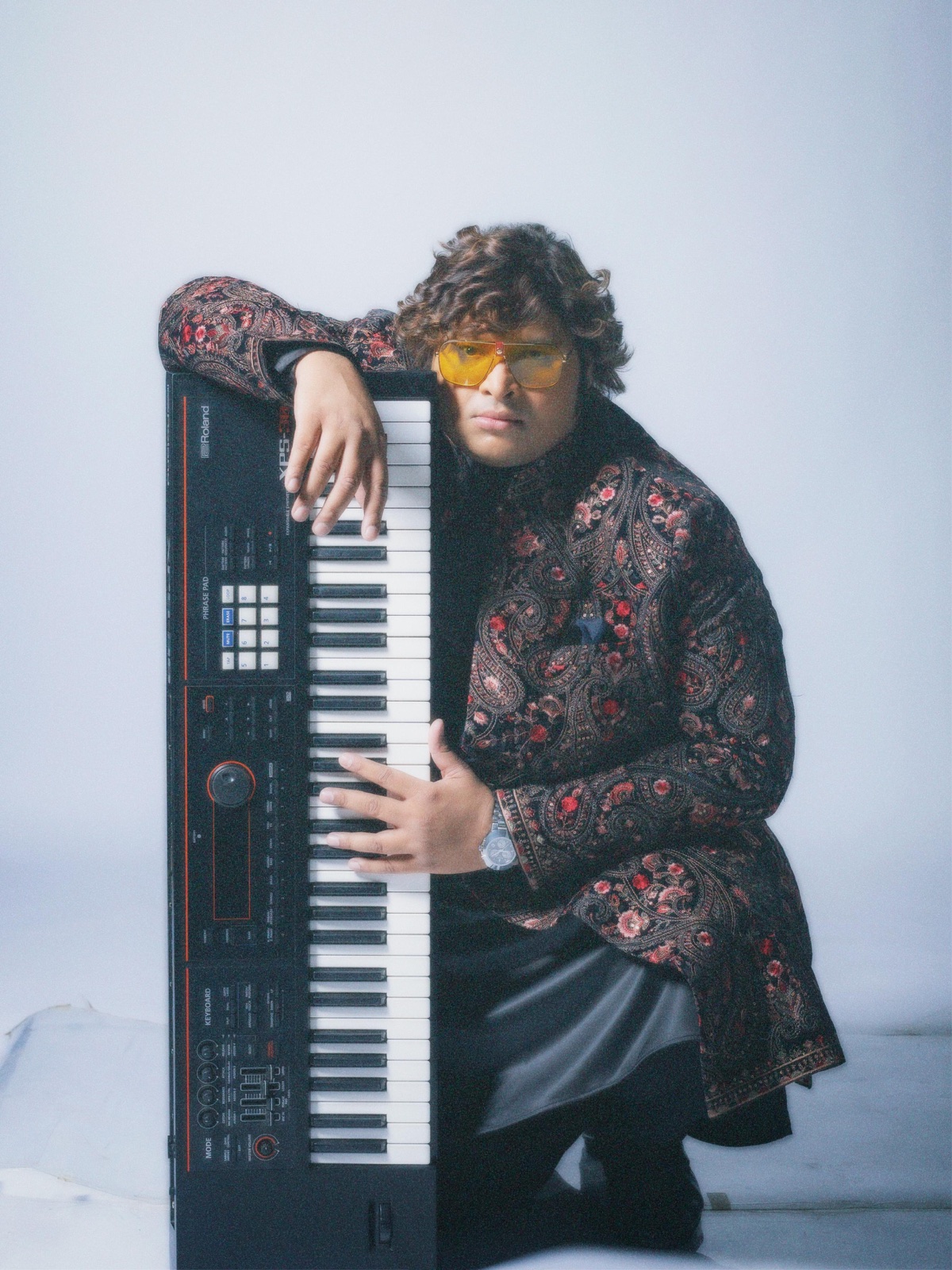 Naza Saab with his Roland XPS-30